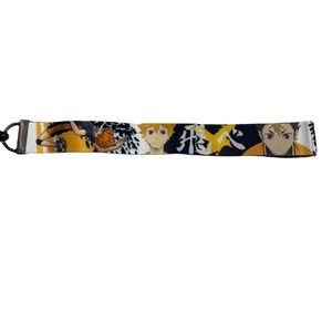 Haikyuu Anime Shoyo Toru Volleyball Characters ID Badge Holder Lanyard Wristlet